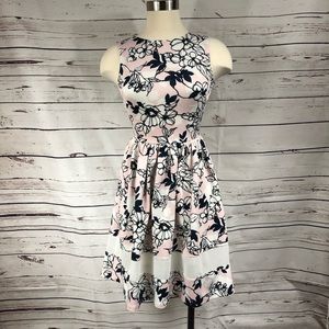 Love Ady Floral Skater Dress
